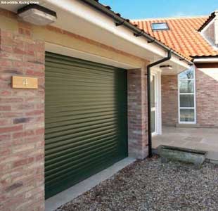 Black Insulated Roller Shutter Garage Doors