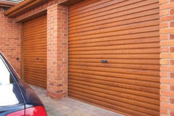 Golden Oak Roller Garage Doors By Gliderol