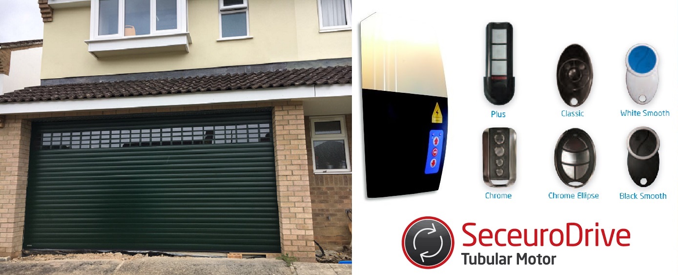 Seceuroglide Garage Door With Windows In Gloucester Case Study By Roller Doors Ltd 