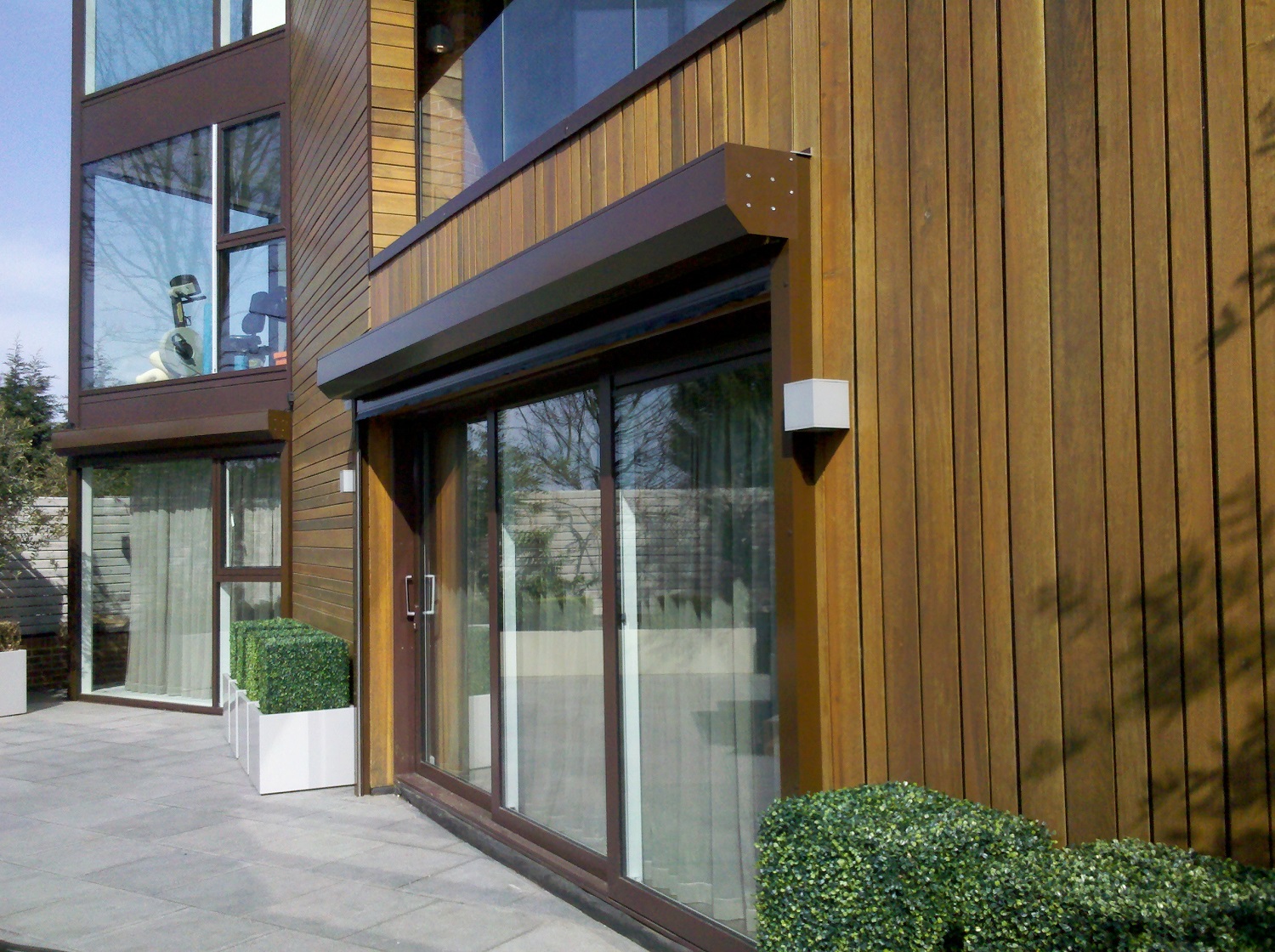 SeceurosShield 77 insulated roller door fitted to a modern detached house